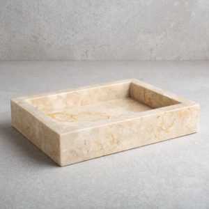 Marble Catchall (Cream)（大理石缸奶油色）
